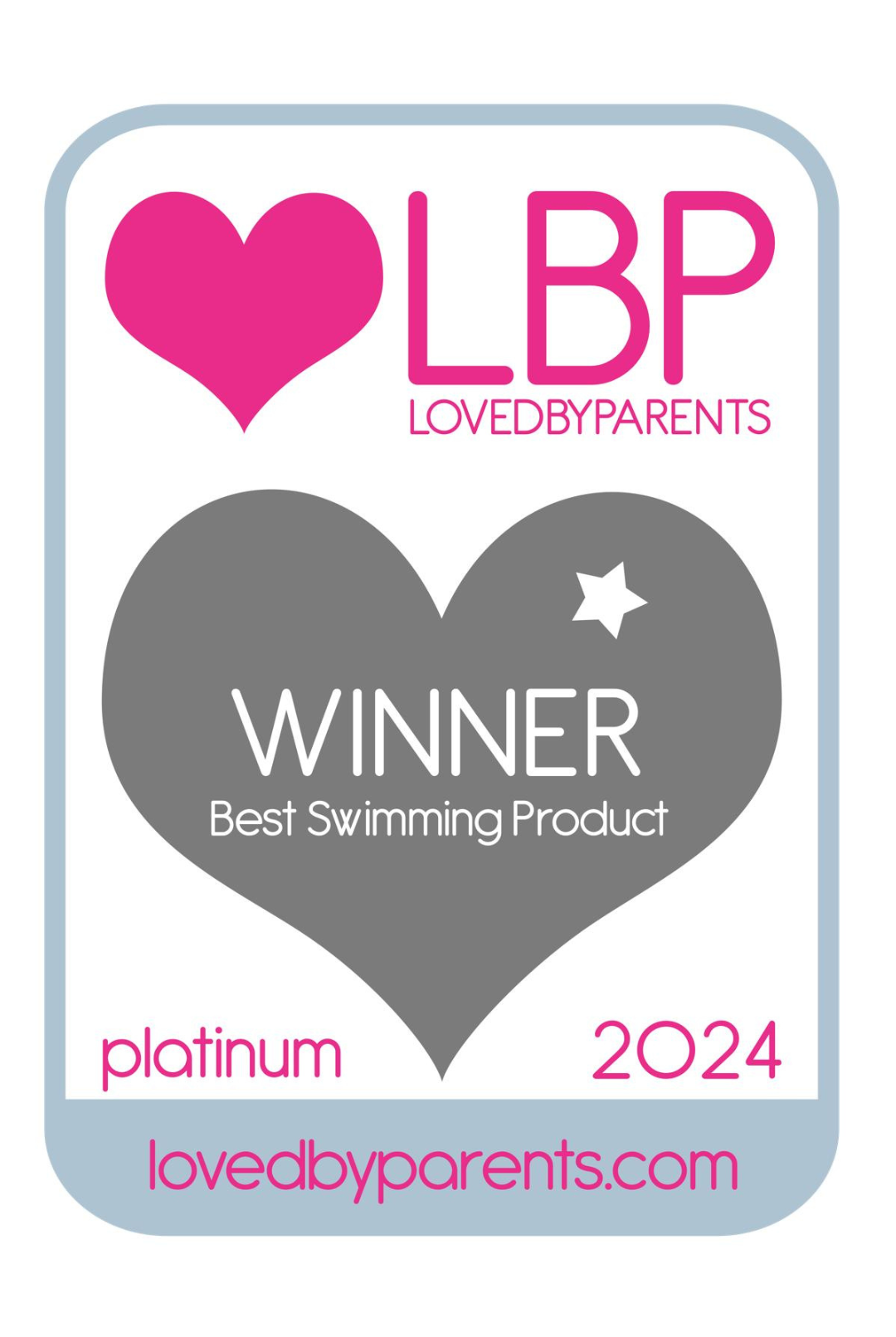 LovedByParents Loved By Parents 2024 Platinum Best Swimming Product Bubble Tots